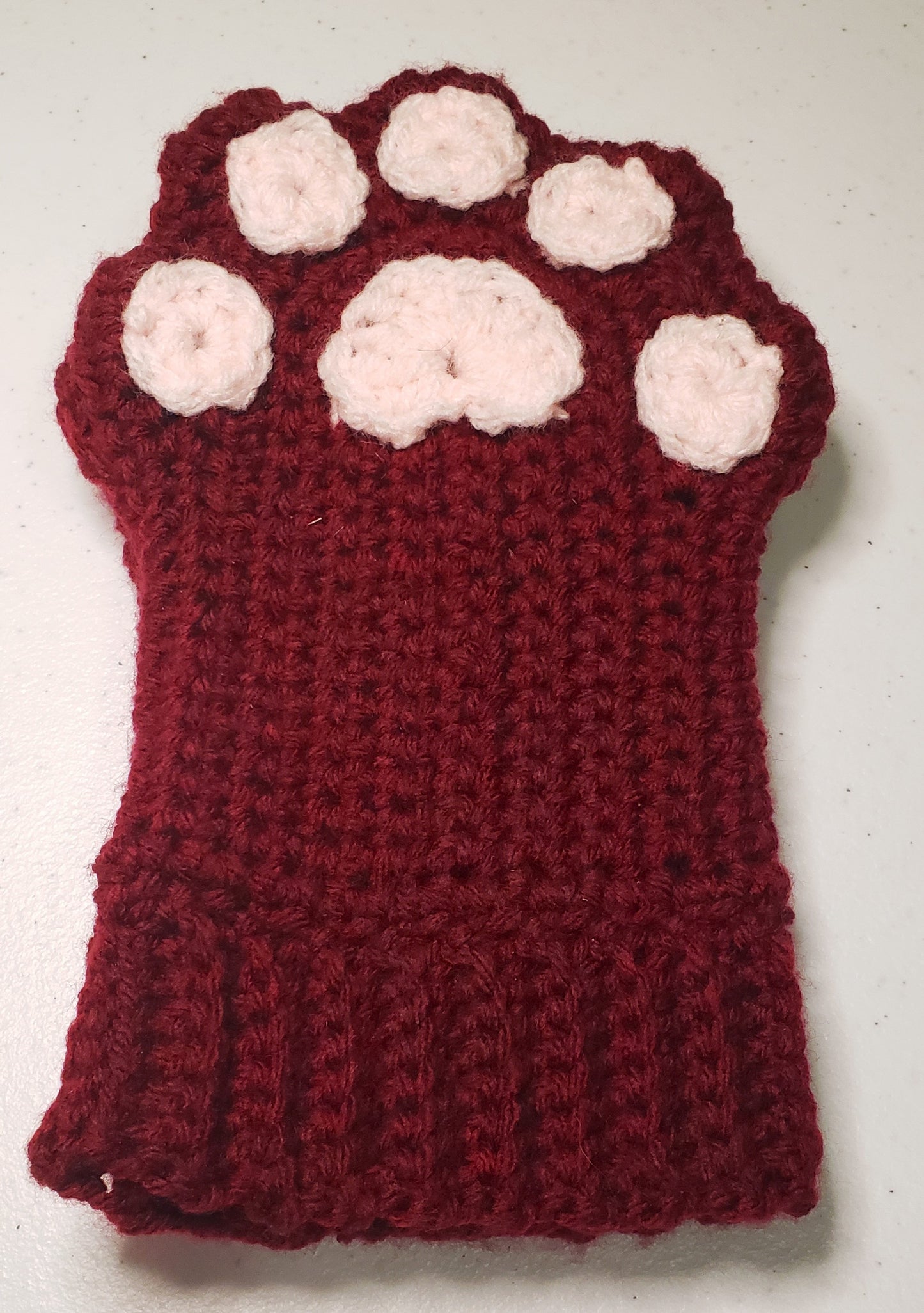 Cat Paw Fingerless Gloves